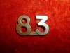 83rd Battalion (Toronto) Shoulder Numeral Badge 